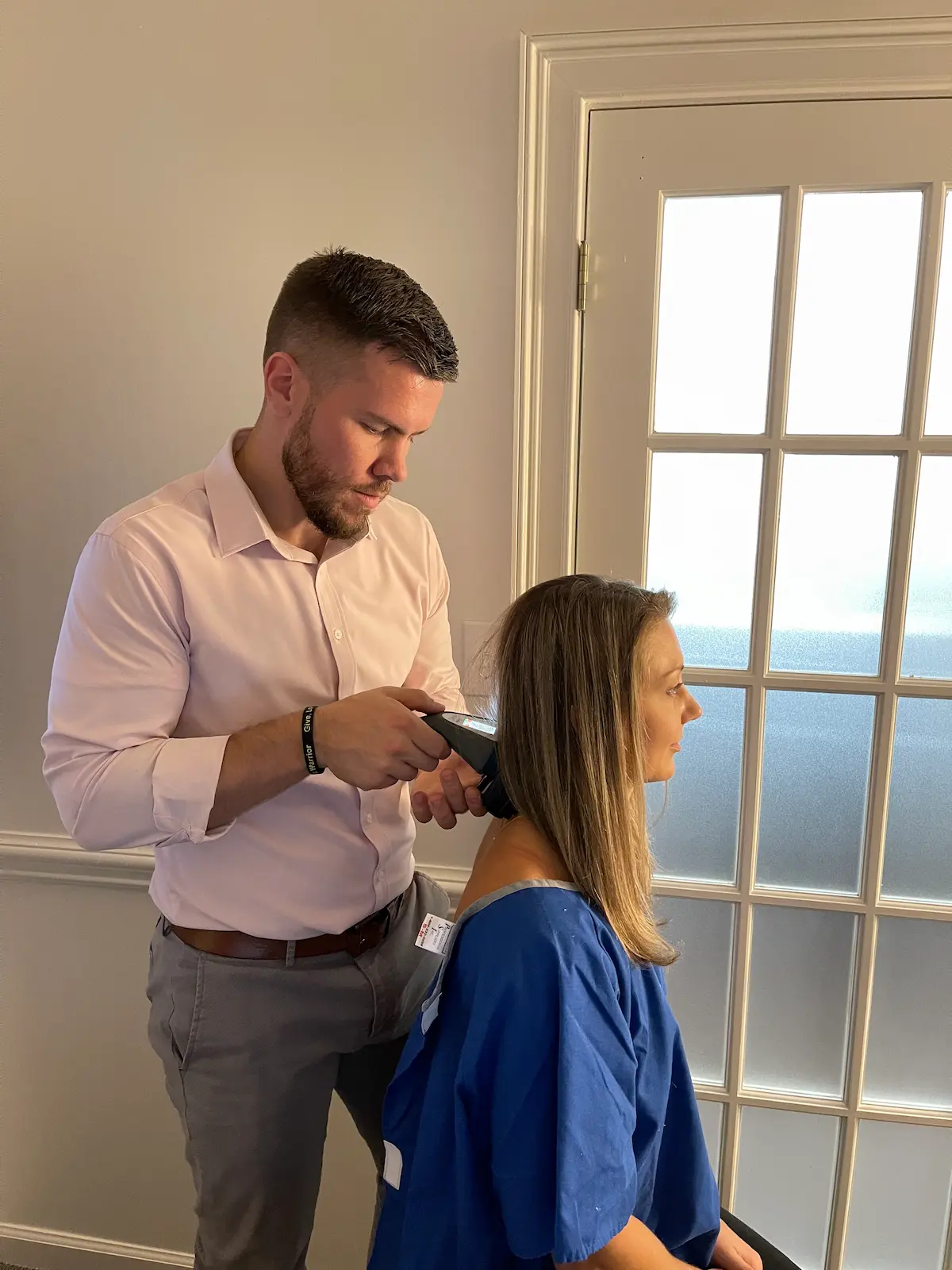 Instrument-Assisted Cervical Adjustment at Axiom Chiropractic Charlotte