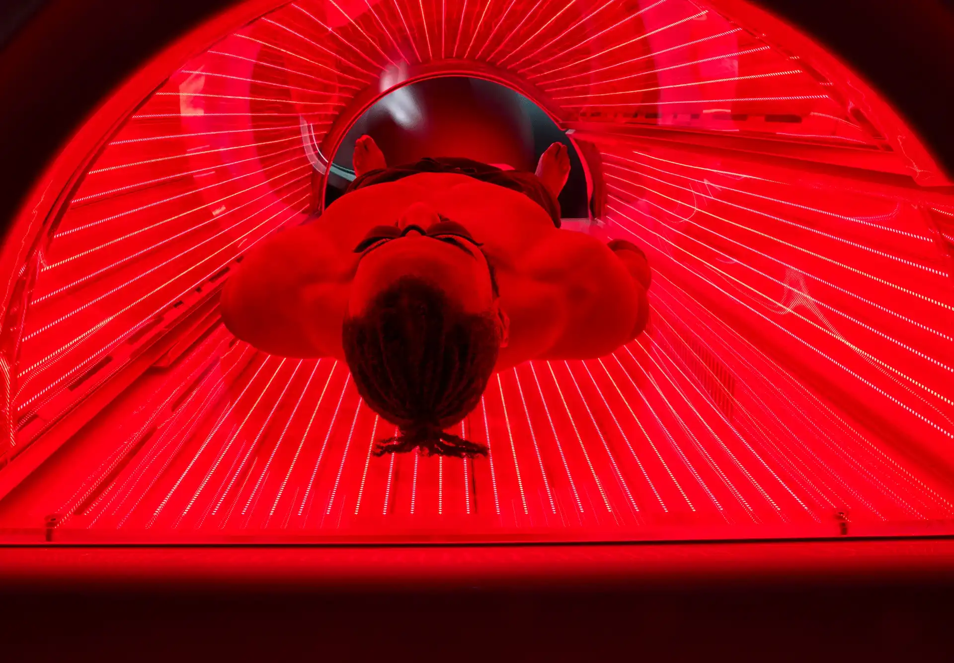Red light bed at Axiom Chiropractic